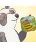 Mr. & Mrs. Panda Glasuntersetzer Hummel flauschig Design ohne Sp... in Weiß