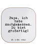 Mr. & Mrs. Panda Untersetzer für Gläser Papa, ich habe nachgemes... in Weiß