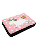 Mr. & Mrs. Panda Etui Einhorn Happy ohne Spruch in Rot Pastell