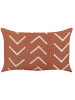 Beliani Dekokissen ALBIUM in Orange - (W) 35 x (H) 10 x (L) 55 cm