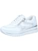 WALDLÄUFER Schnürschuhe in weiss/silber