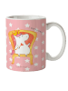 Mr. & Mrs. Panda Kindertasse Einhorn Prinzessin ohne Spruch in Rot Pastell