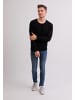 CASH-MERE.CH Rundhals Pullover in Schwarz