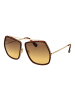 Max Mara Frauen Sonnenbrille Geometrisch Braun