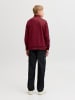JACK & JONES Junior Sweatjacke Cardigan Jorcotedazur in cabernet