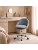 SONGMICS Bürostuhl Lenna in Schiefergrau - (B)60 x (H)(80-90) x (T)60 cm