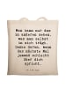 Mr. & Mrs. Panda Tote Bag Spruch Mobbing bewältigen Spiegelbild ... in Creme