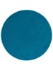 Snapstyle Velours-Teppich Joy Rund in petrol