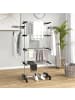 HOMCOM Wäscheständer in Schwarz 142L x 55B x 172H cm