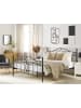 Beliani Doppelbett ANTLIA in Schwarz - (W) 148 x (H) 108 x (L) 209 cm