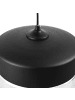 Beliani Pendelleuchten MURRAY in Schwarz/Transparent - (W) 25 x (H) 117 x (L) 25 cm