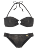 LASCANA Bandeau-Bikini in schwarz