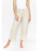 ANGELS  7/8 Jeans Culotte-Jeans Linn Fringe in beige