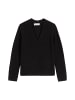 Marc O'Polo V-Neck-Strickpullover slim in Schwarz