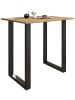 VCM  Holz Bartisch Stehtisch Xona 110x80 in Schwarz / Honig-Eiche