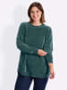 sheego Pullover in petrol