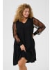 KAFFE curve Kleid KCfreya A-shape in Black Deep