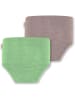 Normani Outdoor Sports 2er Pack Baby Merino Windelhose Tokoroa in Rosa/Grün