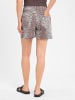 Rich & Royal Shorts Leopard Print in braun schwarz - 0001