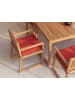 Beliani Auflagen SASSARI PREMIUM in Rot - (W) 46 x (H) 5 x (L) 46 cm