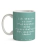 Mr. & Mrs. Panda Tasse Spruch Magische Hände Physiotherapeut mit... in Meeresbrise