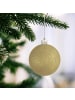 relaxdays 30-tlg. Weihnachtskugeln Set in Gold