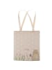 Mr. & Mrs. Panda Shopper Bag Otter Stein ohne Spruch in Grau Pastell