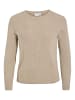 Vila Strickpullover in Natural Melange