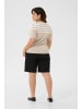 KAFFE curve Strickpullover KClizzy Regular fit in Feather Gray/Chalk Half Stripe