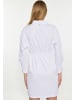 DreiMaster Klassik Damen Kleid in Weiss