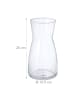 relaxdays Blumenvase in Transparent - (H)20 x Ø10,5 cm