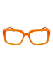 Guess Unisex Optische Fassungen Quadratisch Orange