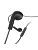 Hama Advance In-Ear Kopfhörer, kabelgebunden, Schwarz in Schwarz