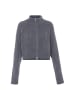 myMo Damen Strickjacke in DUNKELGRAU MELANGE