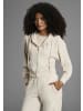 Laura Scott Kapuzensweatjacke in beige