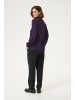 Kaffe Langarm-Bluse Trine in Dawn Purple