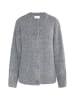 usha WHITE LABEL Damen Strick Cardigan in Grau Melange