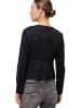 Zero  Blazer Wildlederoptik in Black Beauty