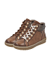 remonte Rock – Hohe Sneaker aus Leder Braun
