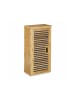 relaxdays Hängeschrank 2 Ablagen in Natur - (B)35 x (H)66 x (T)20 cm