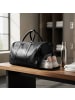 BACCINI Leder-Reisetasche echt Leder Weekender groß schwarz-52-cm in schwarz