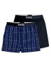 BOSS 2er Pack Boxer Shorts EW in Blau