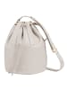 DuDu Filicudi Beuteltasche Leder 19 cm pearl grey