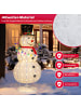 COSTWAY 180 cm LED Schneemann beleuchtet in Weiß