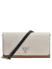 Guess Noelle II Xbody Flap - Umhängetasche 21 cm (garmet) in tan multi