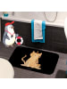 Mr. & Mrs. Panda Badteppich Einhorn Katze ohne Spruch in Schwarz