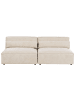 Beliani 2-Sitzer Sofa HELLNAR in Beige - (W) 204 x (H) 70 x (L) 126 cm