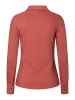 More & More taillierte Stretch-Businessbluse in samba orange