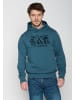 GreenBomb Hoodie Animal Stay Grounded in Blauer Stein