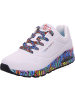 Skechers Lowtop-Sneaker UNO - RAVAGED LOVE in white/multi